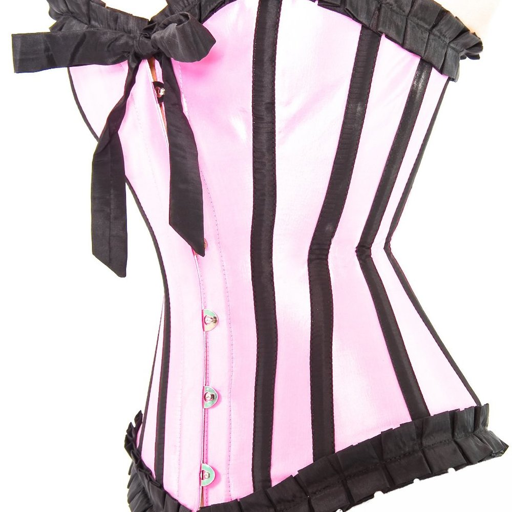 Burlesque Pink Corset 20" XS Tightlacing - Picture 5 of 6